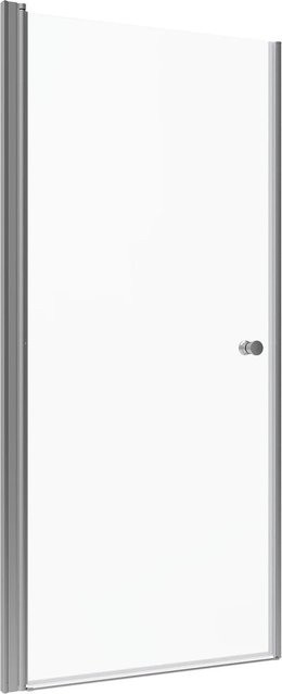 Aquabatos Duschkabine Nischentür als Drehtür aus 5 mm ESG Sicherheitsglas in Transparent, B: 100 cm, H: 187 cm - Bild 1