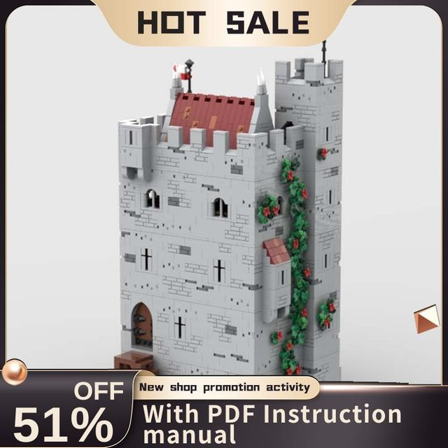Arlon Harlon-Schloss-Modell, Baustein-Set, 3.900 Teile, Fantasy - Bild 1