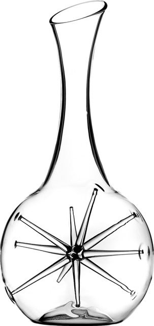 Zieher Star Dekanter aus Glas mit Standfuß, transparent - Bild 1