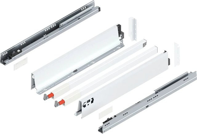 Blum C-Reling Tandembox antaro Vollauszug Seidenweiß 500 mm 1 Paar - Bild 1
