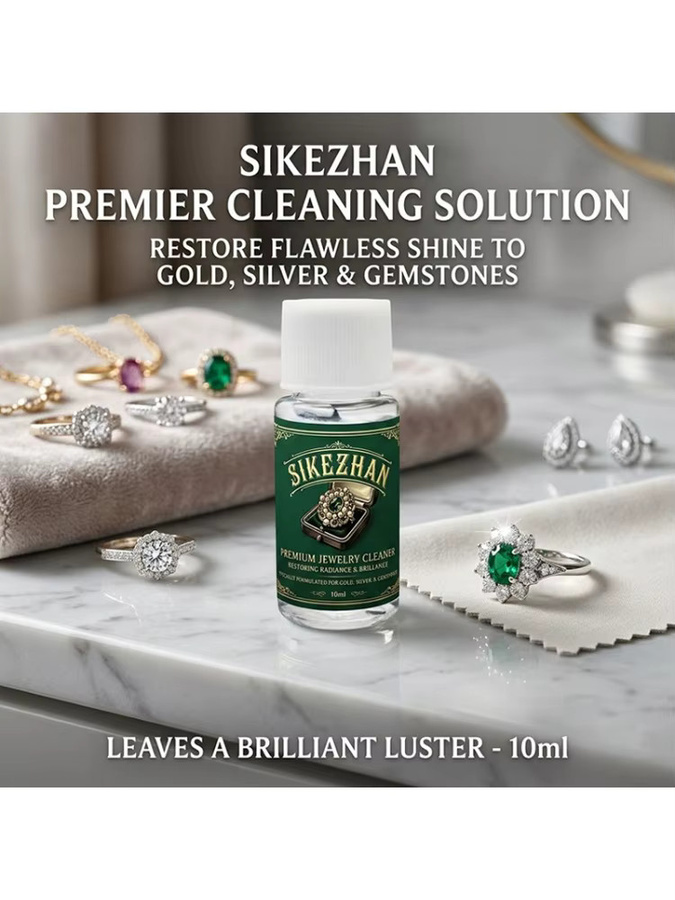 SIKEZHAN Schmuckreiniger für Gold, Silber und Edelsteine, Unisex - Bild 5