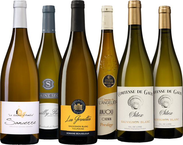 die Weinbörse, Loire, Sauvignon Blanc, Weißwein, 6 x 0,75 l - Bild 1
