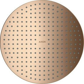 Hansgrohe Axor Kopfbrause 300 1jet in Poliert Rotgold mit Rain-Funktion und Anti-Kalk-Funktion, Rund, Durchmesser: 30,0 cm - Bild 1