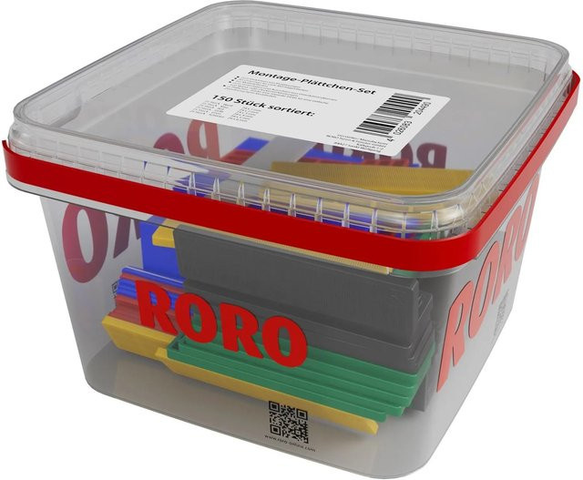Roro Montageplatten-Set Mix Eimer Bunt 150-teilig - Bild 1