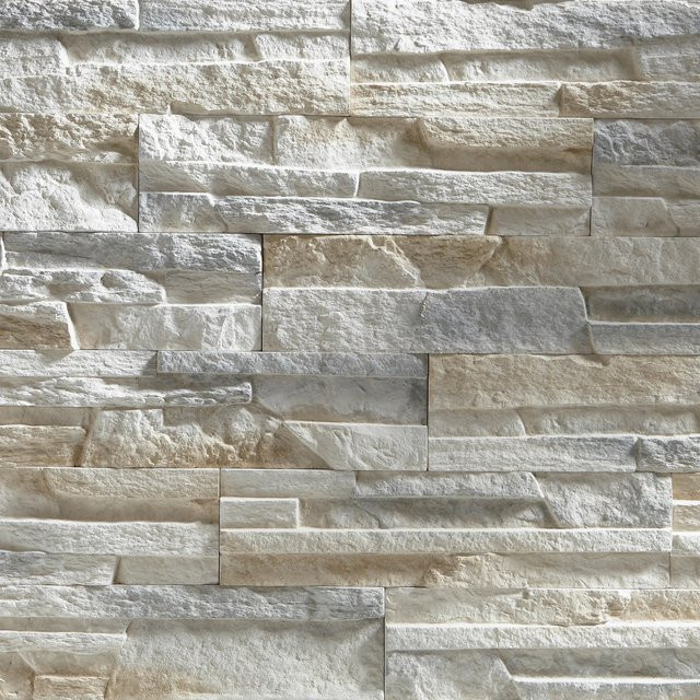 Stegu Wandverblender Nepal in Beige-Grau im Steinlook - Bild 1