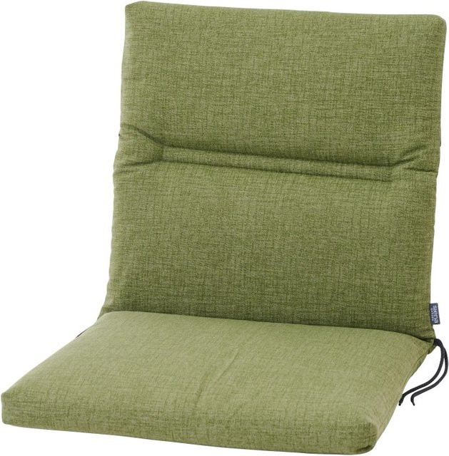Siena Garden Sesselauflage Comfort in Grün, gesteppt, wetterfest und UV-beständig, B/T/H: 96 x 48 x 7 cm - Bild 1