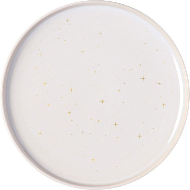 Villeroy & Boch like. Frühstücksteller Winter Glow Weiß Porzellan Durchmesser: 21,1 cm - Bild 1
