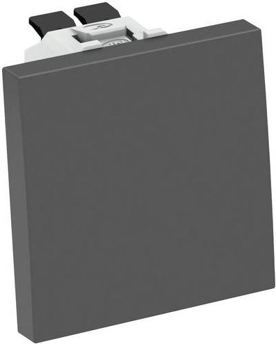 OBO Bettermann Geräteeinbaukanal Wechselschalter in Schwarz und Grau, B/H/T: 4,5 x 4,5 x 3,6 cm - Bild 1