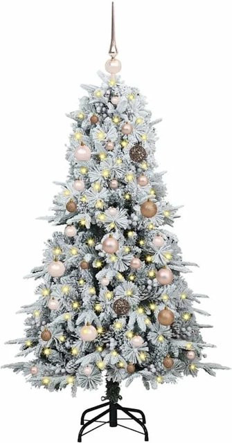 vidaXL Künstlicher Weihnachtsbaum Grün, 150 cm, kegelförmig aus PE und PVC - Bild 1