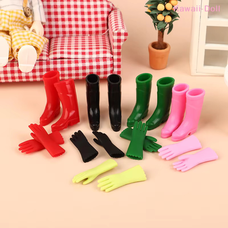 DIAPER&CORED Puppen-Regenstiefel, Gartenhandschuhe, Backhandschuhe, Wäschenetze, Bauernhof, 1-teiliges Set - Bild 3