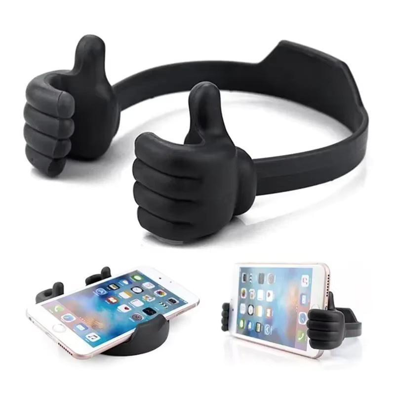 VIKEFON Desktop-Telefonhalterung und Tablet-Halter für iPhone, Samsung, Xiaomi und iPad in Rot - Bild 4