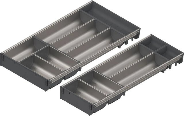 Blum Besteckeinsatz Ambia-Line Schalen-Set Grau für Korpusbreite 700-799 mm und Nennlänge 550 mm - Bild 1