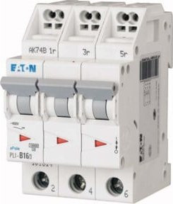Eaton Leitungsschutzschalter B 16A 3-polig PLI-B16/3 in Weiß - Bild 1