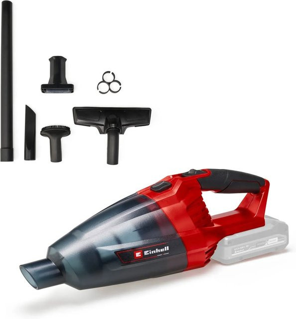 Einhell Power X-Change Akku-Handstaubsauger TE-VC 18 Li Solo in Rot/Schwarz mit Zubehör und waschbarem Filter - Bild 1