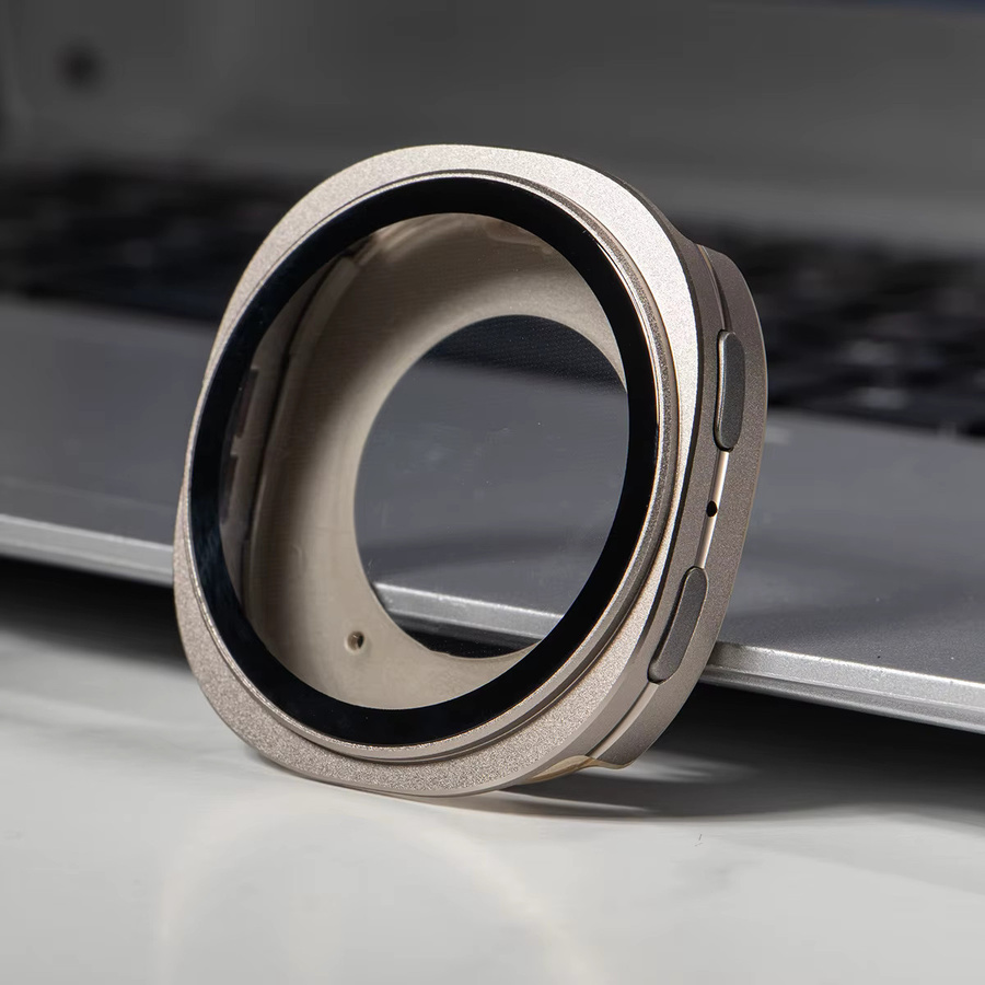CHIICSMART Uhrenzubehör Aluminium-Rahmen, Silber, Samsung Galaxy Watch 8 - Bild 2