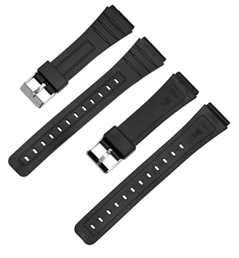 HQstrap Uhrenarmband Silikon, Schwarz, Unisex - Bild 4