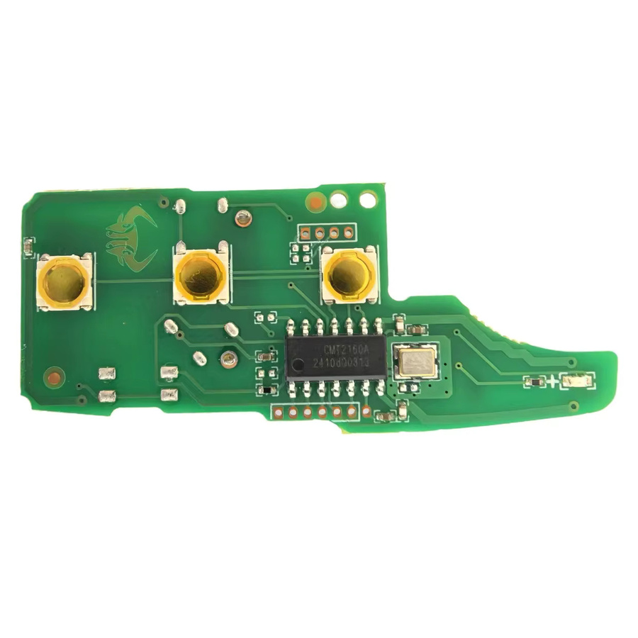 QCONTROL Funkschlüssel 434,4 MHz für VW Golf Tiguan Amarok Polo Passat CC SEAT Skoda Octavia Jetta Beetle in Grün - Bild 2