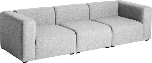 HAY Mags 3-Sitzer Sofa Kombination mit Armlehnen und Federkern in verschiedenen Bezügen - Bild 1