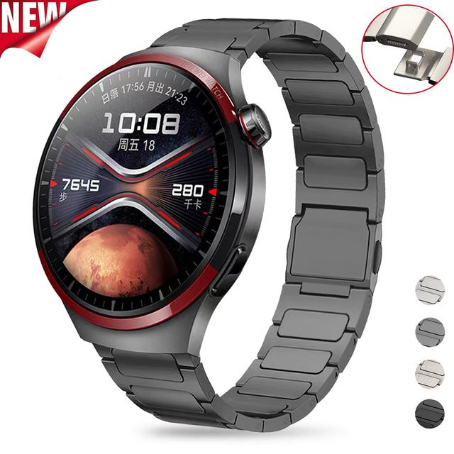 CAOWTAN Uhrenarmband Titan, Edelstahl, 22 mm - Bild 1