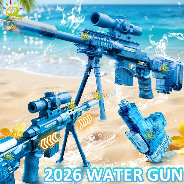 HUIQIBAO Sniper Elektrische Wasserpistole, Hochdruck, Mehrfachschüsse, Große Kapazität - Bild 1