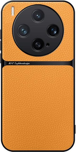 ELVEV Magnetische PU-Leder Schutzhülle mit TPU-Rand für Vivo X300 und Vivo X300 Pro mit Kameraschutz - Bild 1