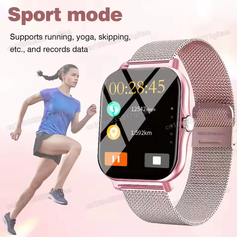 Ola Esporte Smartwatch, Grau, Milanaise, Unisex - Bild 4