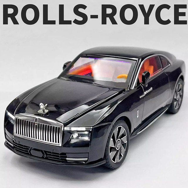 MAKEDA Rolls Royce Spectre Dawn Modellauto, 1:24, Metall, mit Licht und Sound - Bild 1