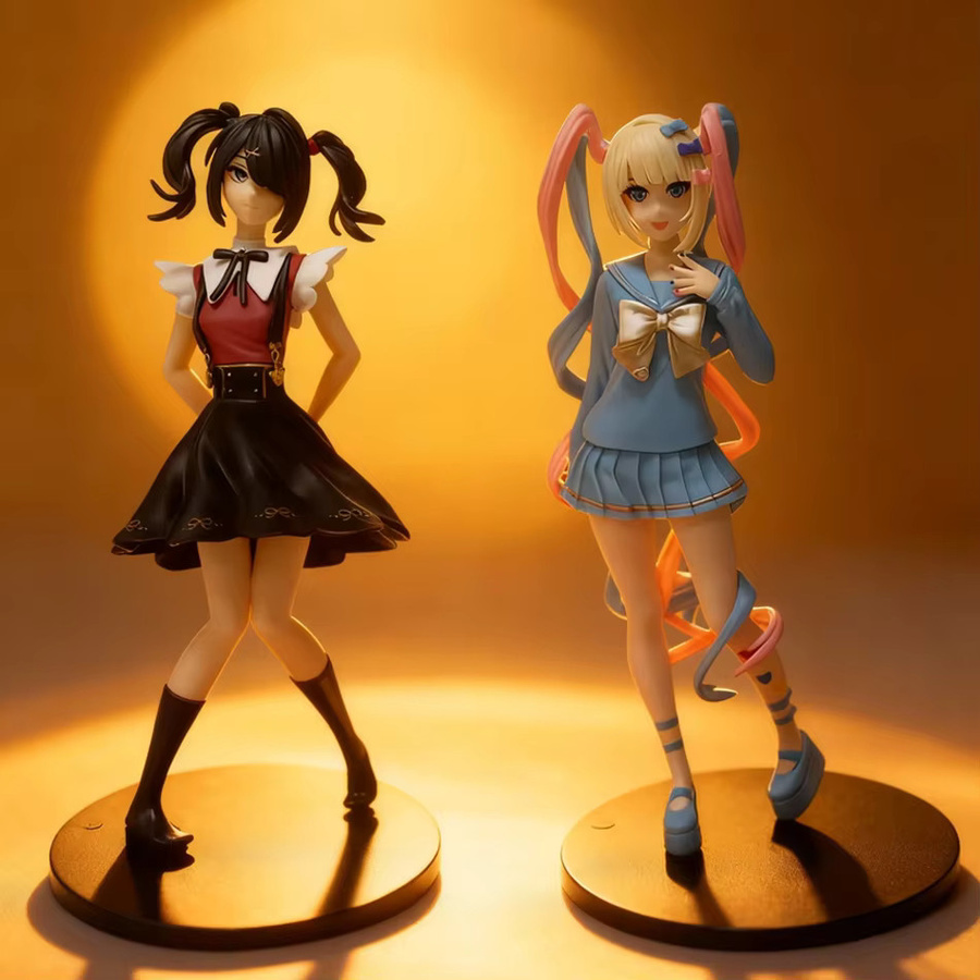 Streamer Girl Anime Sugar Statue, Actionfigur, 2-teiliges Set, Kunststoff, bunt - Bild 2