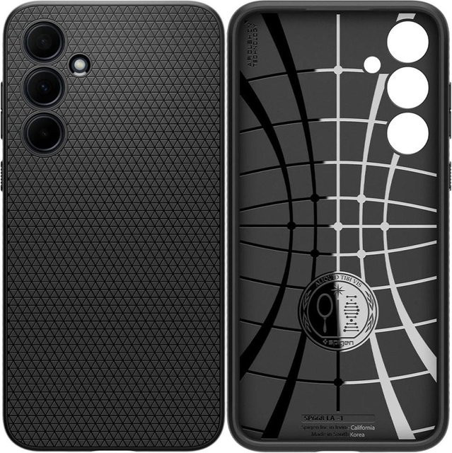 Spigen Liquid Air Schutzhülle für Samsung Galaxy A55 5G in Mattschwarz - Bild 1