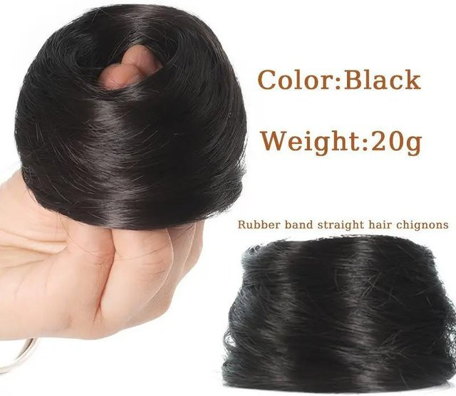 XYNN Haarteil Haarschwanzverlängerung, Synthetisch, Schwarz, Unisex - Bild 1