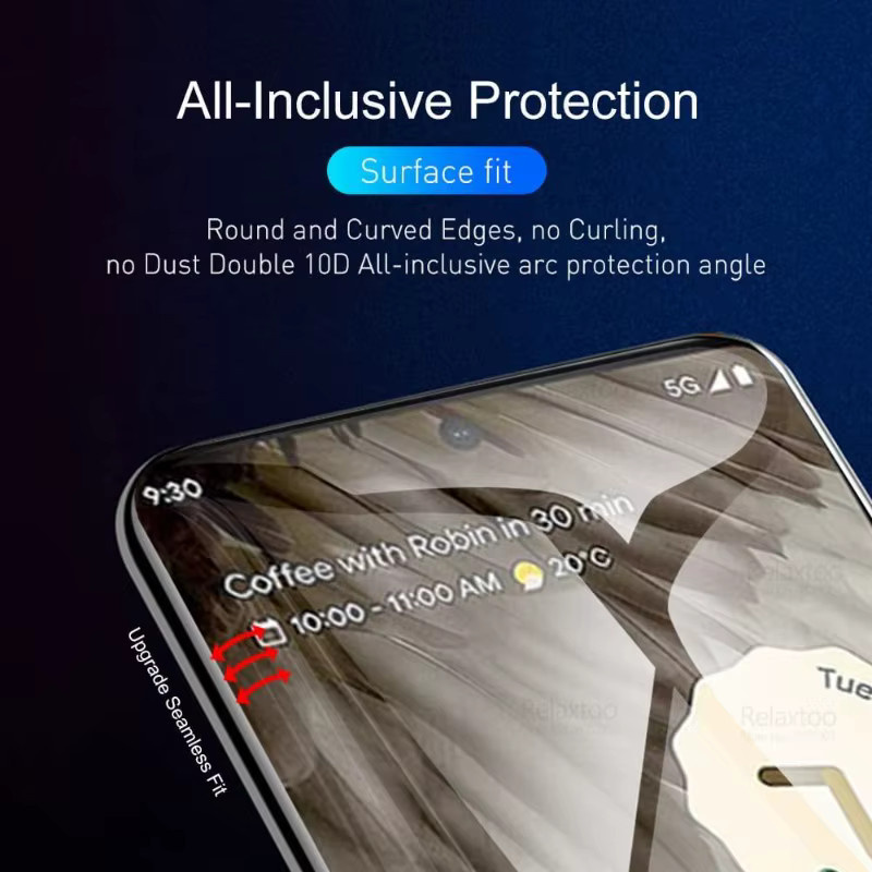 5 Stück Hydrogel-Displayschutz Folie für Google Pixel 11 10 9 8 7 6 Pro XL und Pixel 9A 8A 7A 6A in Transparent - Bild 5