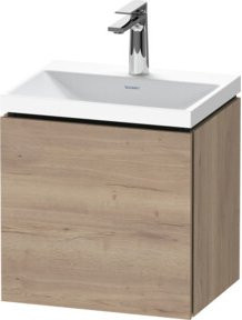 Duravit L-Cube Waschtischunterschrank Wandhängend, 1 Tür, Weiß und Braun, B/T/H: 45 x 35 x 48 cm - Bild 1