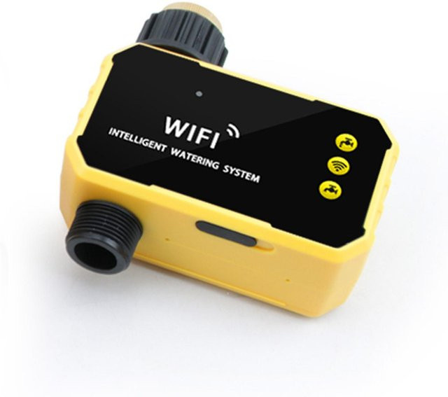 Smarte mfySpace Solar Pflanzenbewässerung mit Regensensor, digitalem Anzeigebildschirm und App-Steuerung via WLAN - Bild 1