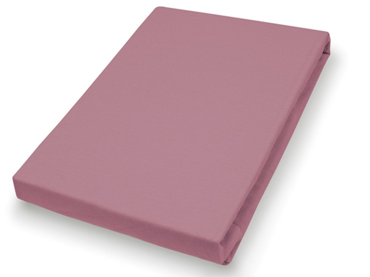 H.G. Hahn Spannbetttuch aus Feinjersey und Elastan in Pink für Boxspringbetten - Bild 2