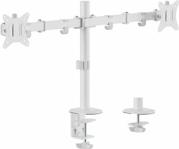 equip Befestigungskit für zwei Curved LCD-Displays zur Tischmontage, Weiß, für Bildschirmgrößen von 43,2 bis 81,3 cm (17-32 Zoll) - Bild 1