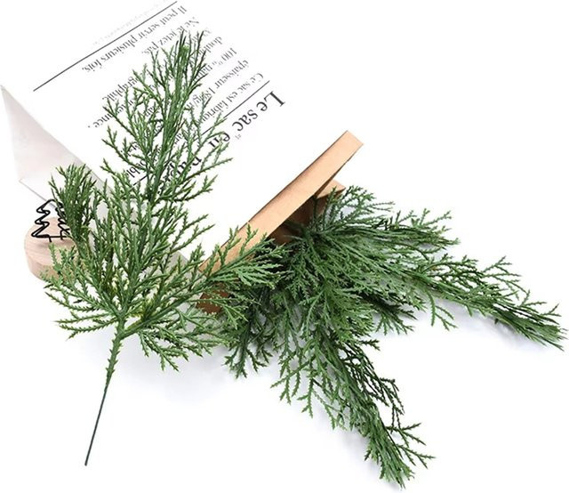 ZQCY Set aus 5 oder 10 Stück künstliche Pflanzen in grünen Blumentöpfen für die Dekoration von Hochzeit, Weihnachten und Garten - Bild 1