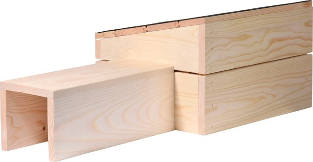 Dobar Igelhaus Bausatz aus FSC-zertifiziertem Nadelholz in Schwarz - Bild 1