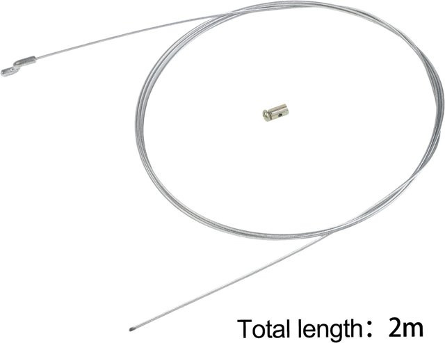 Vibratite Z-Haken Rasenmäher Bremskabel in Silber, Seillänge: 200 cm - Bild 1