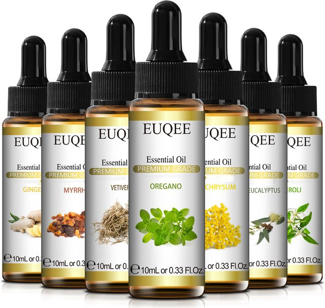 EUQEE Oregano-Vetiveröl, 10 ml, ätherisches Öl - Bild 1