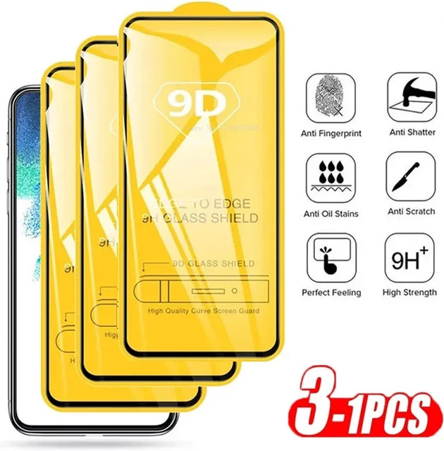 3er-Pack Glas-Displayschutz für Xiaomi Mi und Redmi Modelle, transparent - Bild 1