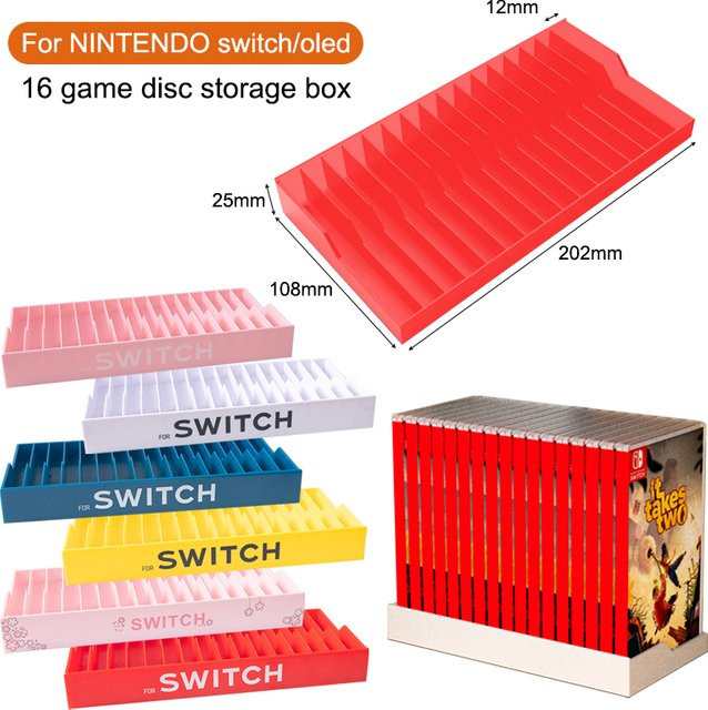 Nintendo Switch OLED Spielkarten-Halterung Desktop Aufbewahrungsbox für Spielmodule - Bild 1