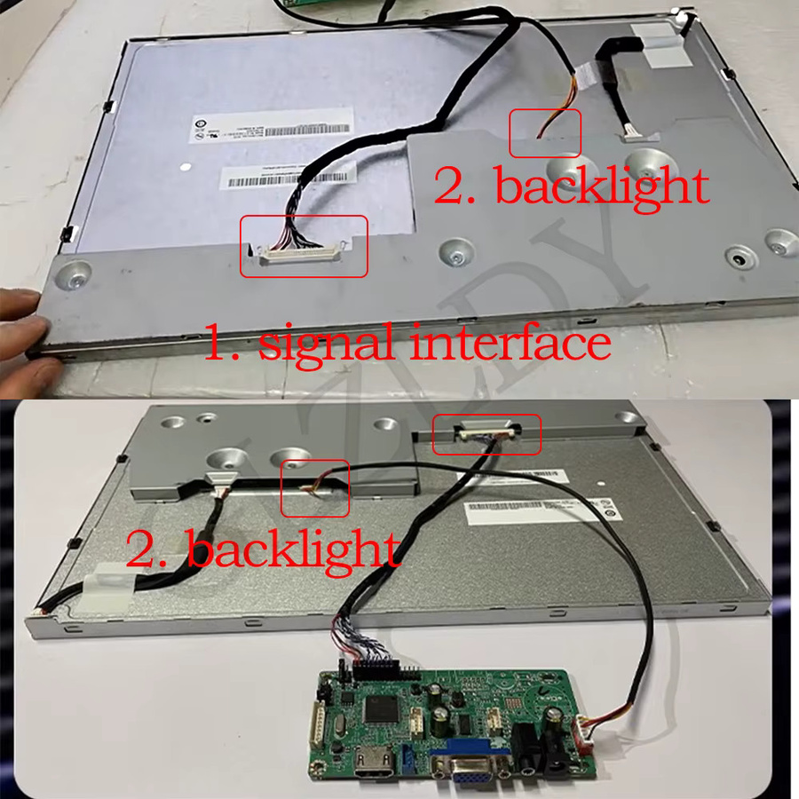 GLZLDY Controller-Board Kit HDMI und VGA zu LVDS LED-Display-Treiber für AUO G156XW01 G185XW01 G156XTN01.0 Laptop-Bildschirme - Bild 2