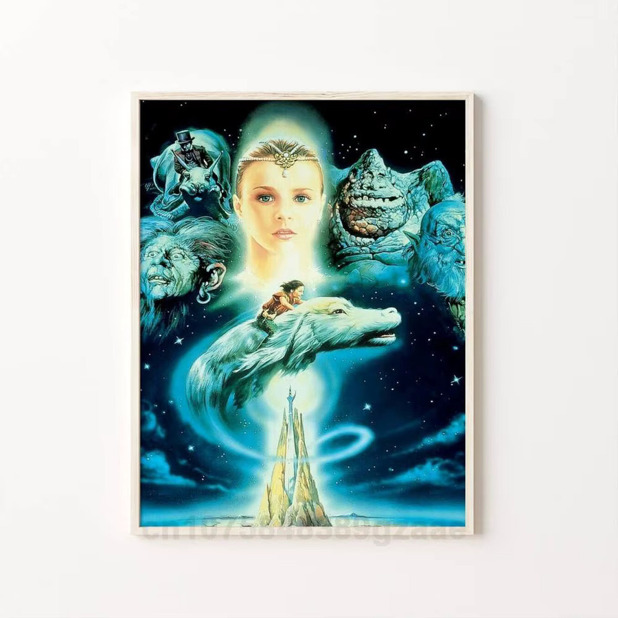 N-NeverEnding Story Poster Vintage Wandkunst Dekoration in Multicolour aus Papier - Bild 7