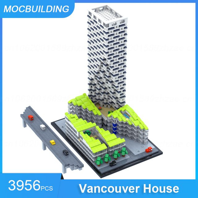 MOCBUILDING Vancouver Haus Granville Brücke, Architektur, 3956 Teile - Bild 1