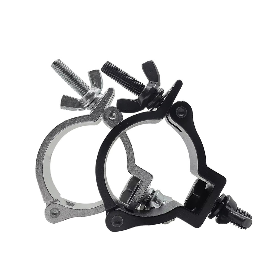 10er Set Bühnenlicht Haken aus Aluminiumlegierung in Silber, Heavy Duty Aufhänger für Theaterbeleuchtung, Tragkraft 100 kg, Durchmesser 48-51 mm - Bild 3