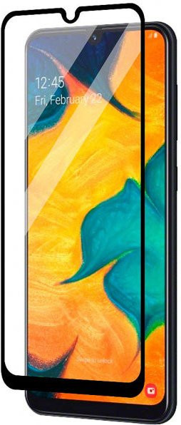 OEM Displayschutzfolie aus gehärtetem Glas für Huawei P30 lite und P30 lite New Edition, 6D Full Glue, Schwarz - Bild 1
