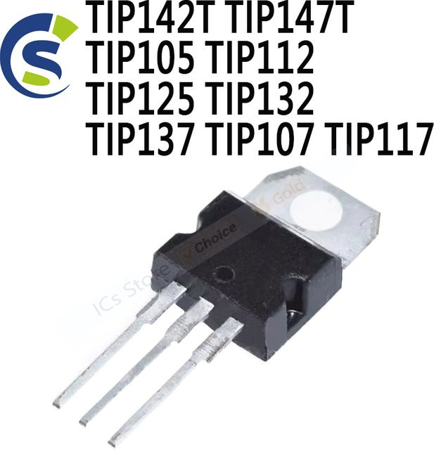 10er Set TIP Transistoren ANNUOSENCHIP in Schwarz - Bild 1