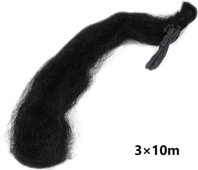 Schwarzes Vogelnetz aus Kunststoff-Nylon zum Vogelschutz und als Kletternetz für Gartenpflanzen und Feldfrüchte - Bild 1