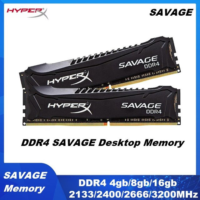 Kingston HyperX Savage DDR4 Desktop-Arbeitsspeicher DIMM in Schwarz - Bild 1