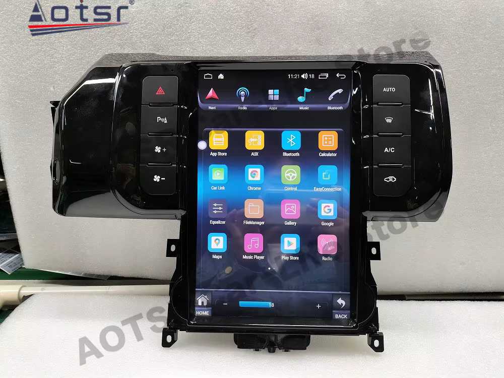 Aotsr Android 14 Autoradio mit 12,1 Zoll Display und GPS-Navigation für Range Rover Evoque 2014-2018 in Schwarz - Bild 4
